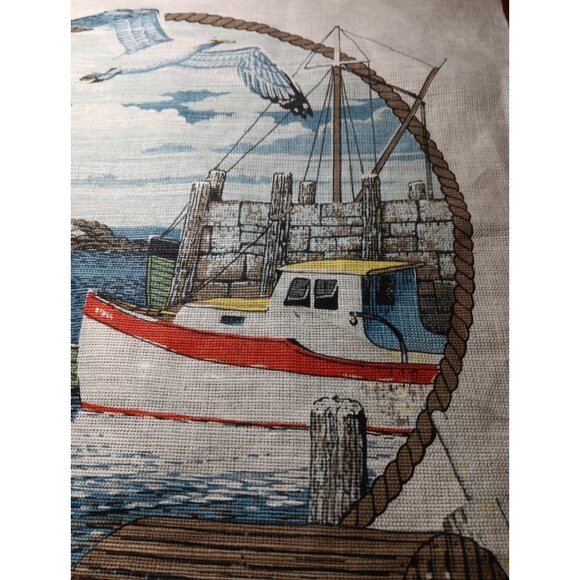 1995 Cotton Linen Tea Towel Nautical Light House Birth Year or Anniversary Gift - Picture 10 of 12